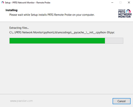 Remote Probe Setup Installing