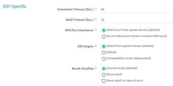 SSH Specific