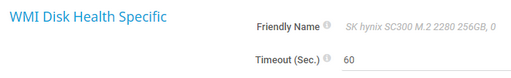 WMI Disk Health Specific